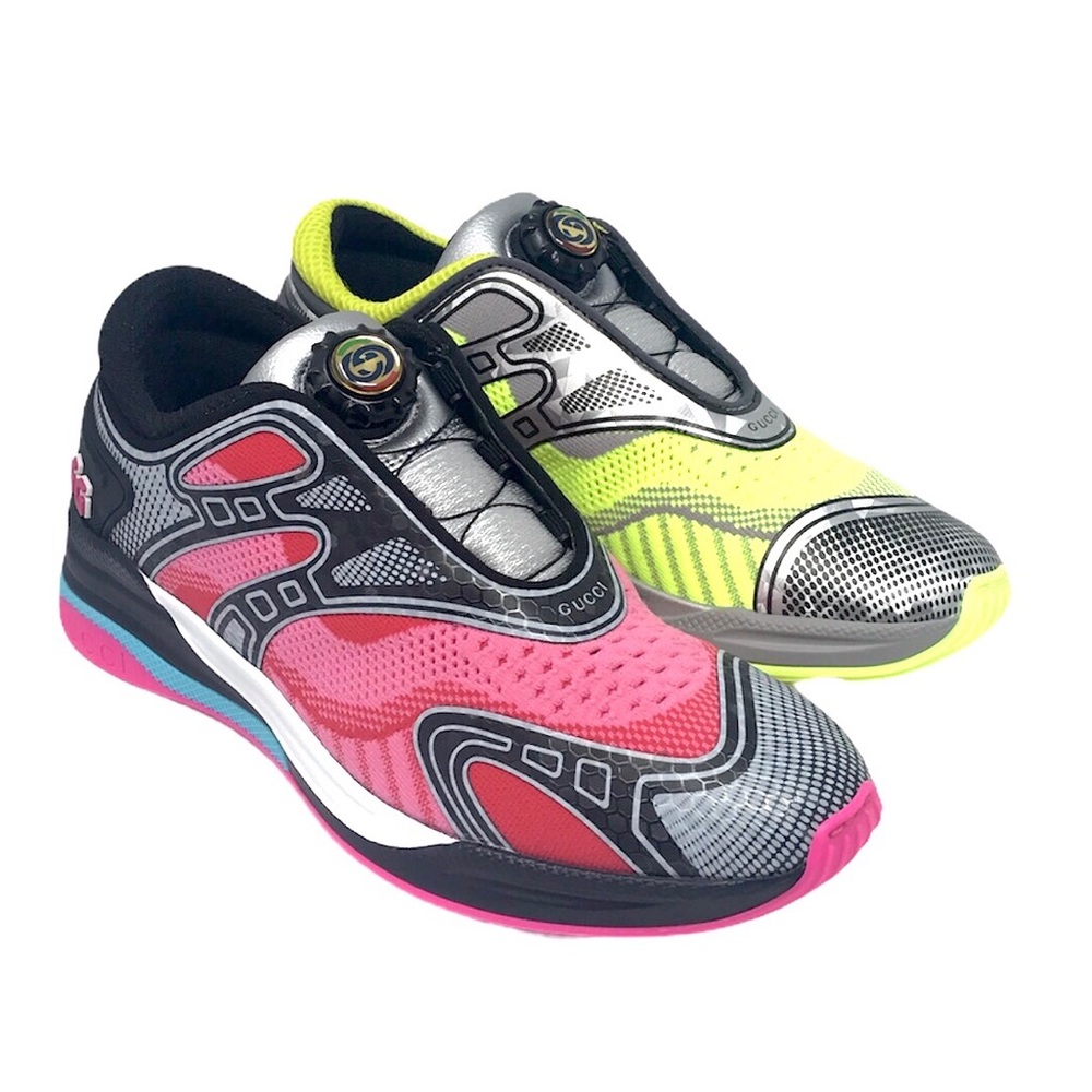 Brand New Gucci Women’s 2-Tone UltrapaceR Sneakers